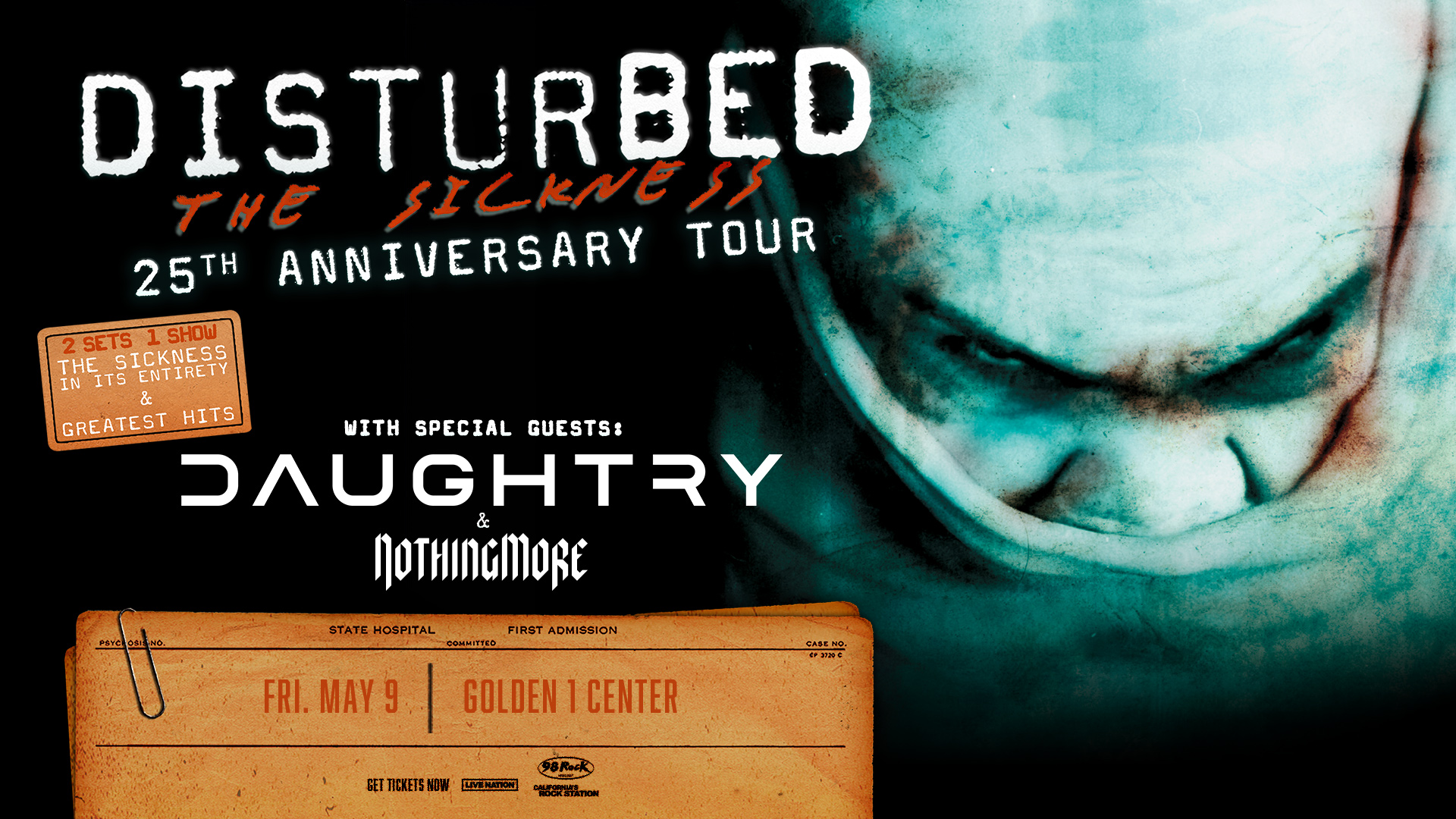 Disturbed Golden 1 Center