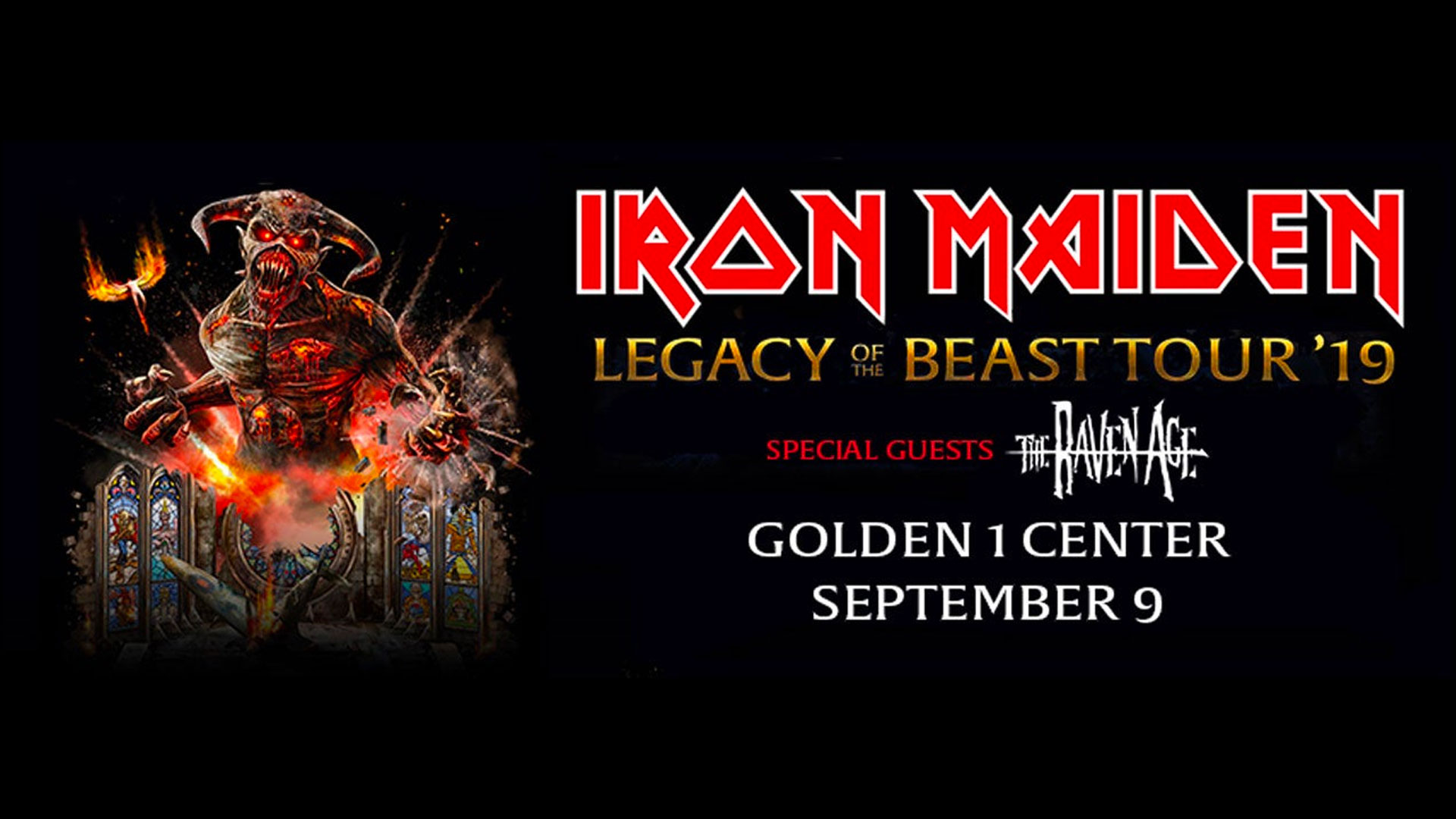 Iron Maiden - Golden 1 Center