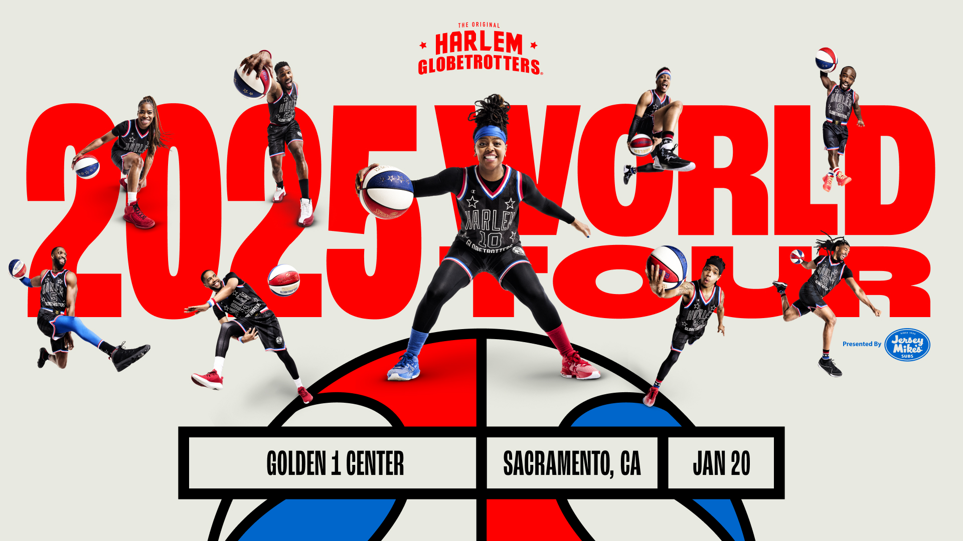 Harlem Globetrotters Announce 2025 World Tour Presented By Jersey Mike ...